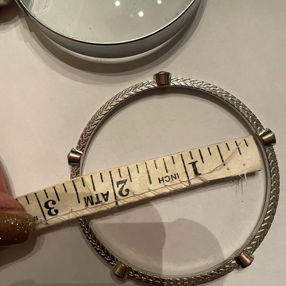 Bangles by RJ Graziano. GLAM 13 total Goldtone bangles. Size Small - Picture 11 of 13
